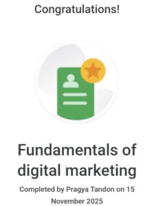 Fundamentals of Digital Marketing